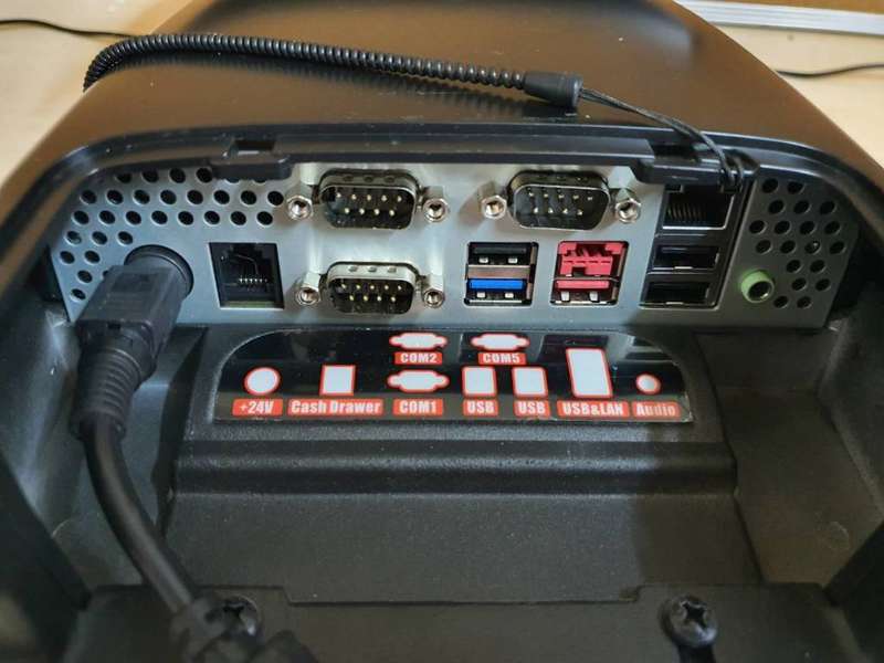 Hisense Luna POS HK718G Dual Touch screen Computer Integrated POS Terminal . LTSB - w/ 80mm Printer