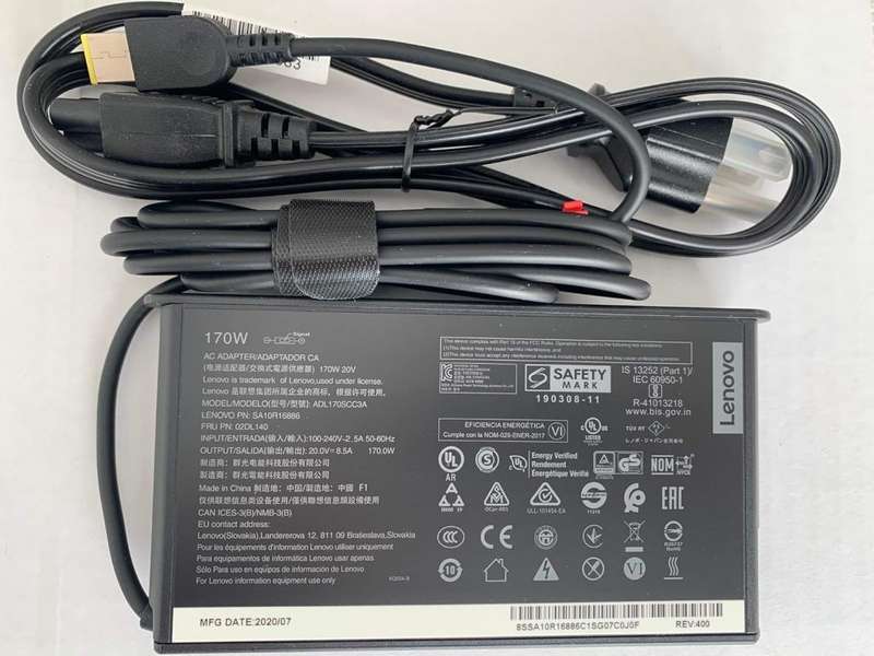 New Genuine Slim Design Lenovo 170W AC Adapter