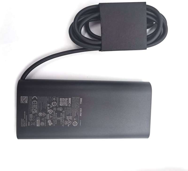 Dell Laptop Charger 130W Watt USB Type C(USB-C) AC Power Adapter