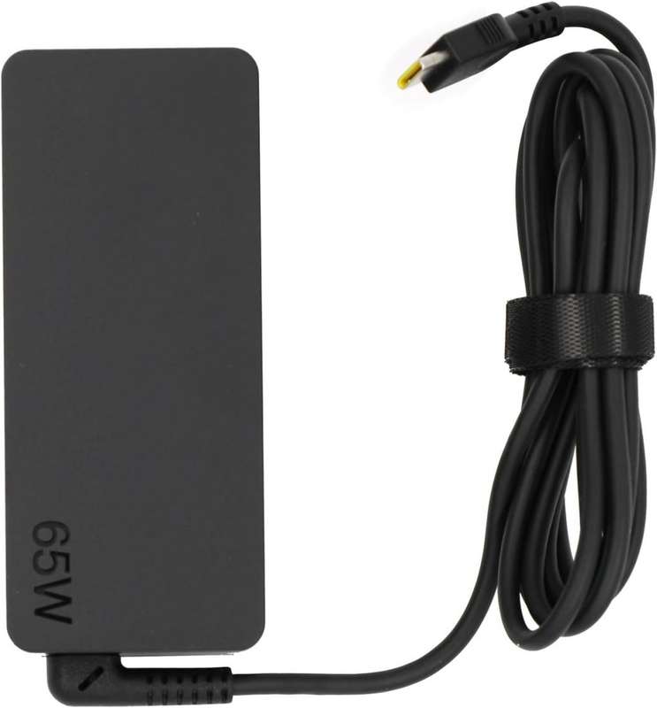 Genuine New Lenovo Laptop Charger - 65W USB Type C AC Power Adapter
