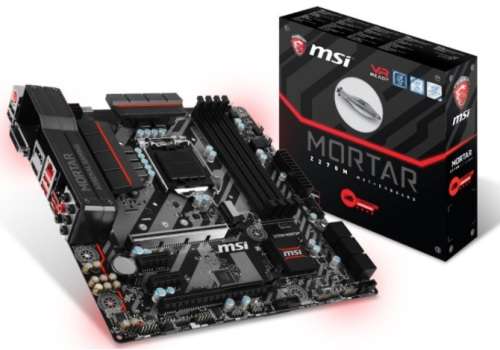 7th Gen Intel i7 7700 3.6GHz CPU,MSI Z270 Mortar "Arsenal Gaming" M/b,8GB APacer DDR4 RAM