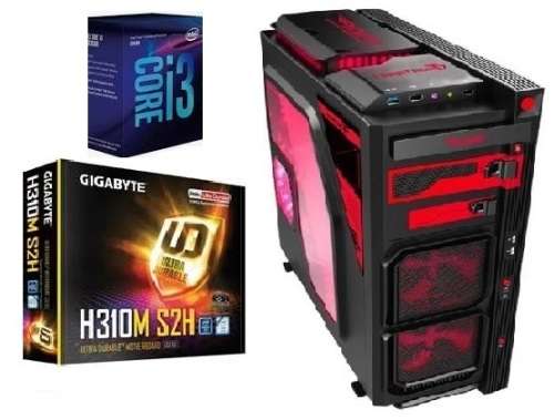 8th Generation gaming PC, Intel quad core i3 8100 3.6GHz (4 cores, 4 threads) 8GB DDR4 RAM, 1TB HDD