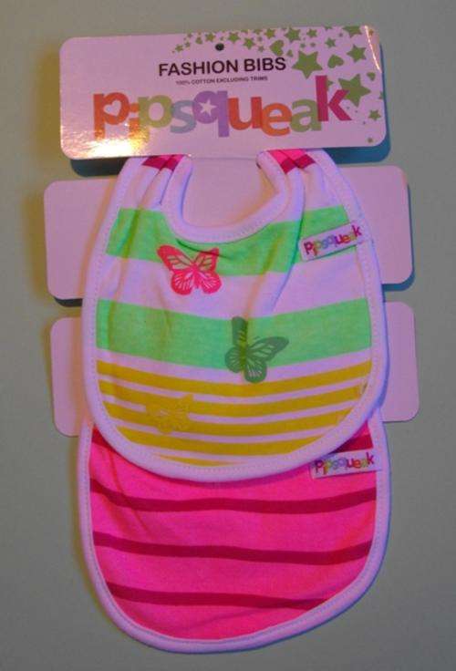 Fashion Bibs-Butterfly (Pipsqueak Pack of 2)