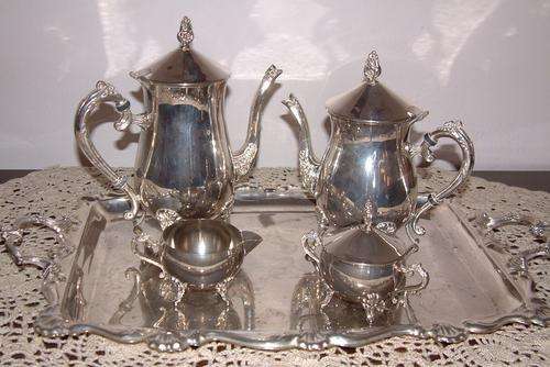 Silver tea set
