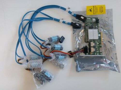 Dell PERC H200 Adapter 8Port 6Gb/s SAS SATA Controller Card Original + DATA Cable
