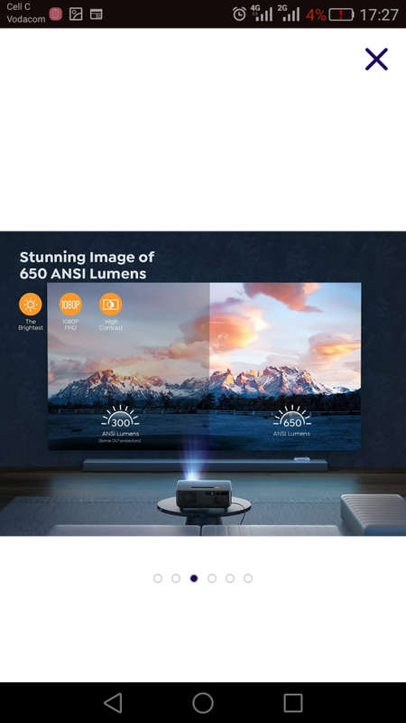 Yaber Ace k1 projector -Top end projector