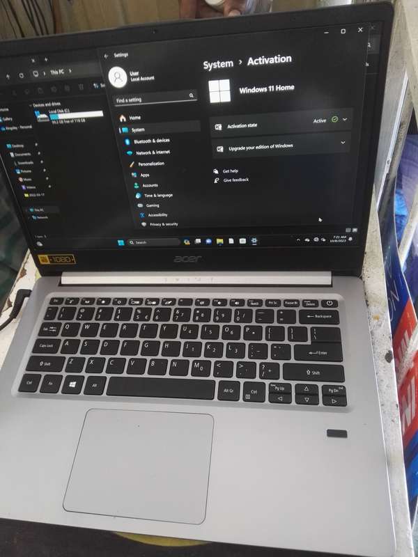 Acer swift 1 ,ultra slim Laptop