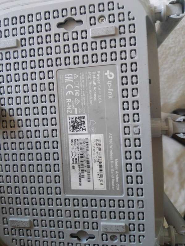 TPLINK AC750 wireless dual band router