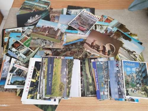 REDUCED!!  ~ Old Postcard Collection ~ New and Used (with stamps on) ~ Postcard Booklet ~