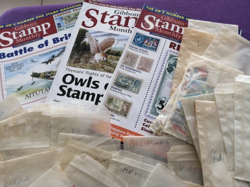 SG Magazines and World Stamps All Off Paper