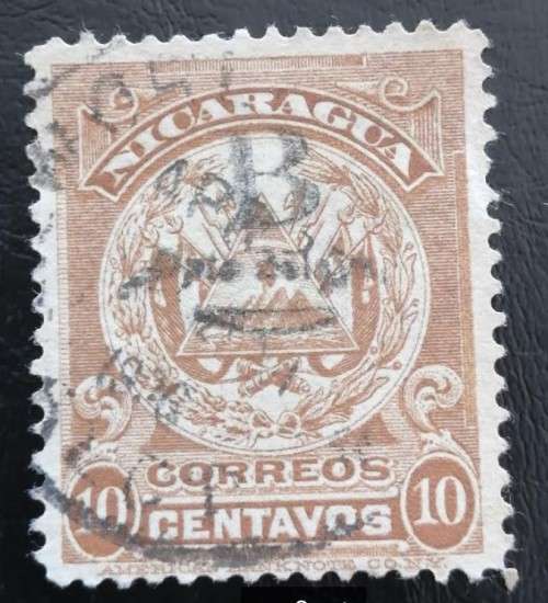 Nicaragua 1905 - Real Gem - Bluefields Surcharge - New Orleans Cancel