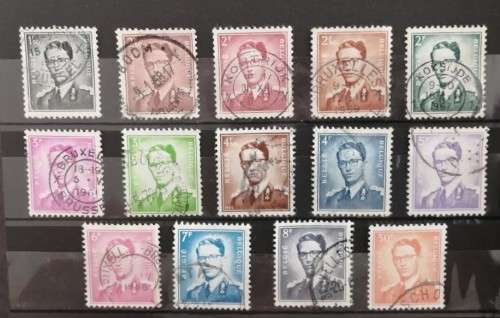 Belgium - 1958 King Baudouin - Used Selection - Nice Postmarks (2)