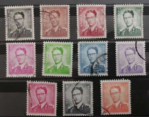 Belgium - 1958 King Baudouin - Used Selection