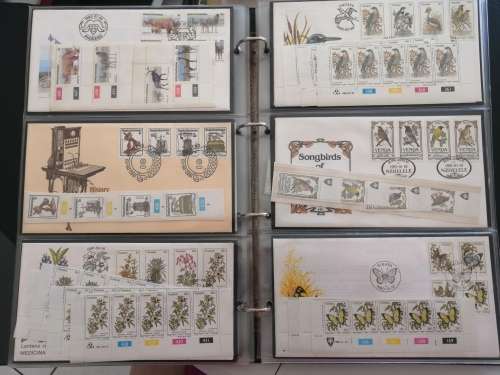 REDUCED - Album Full of FDC`s, Mint Sets, Control Strips, Plastic Sheets - Awesome - INCLUDES ALBUM