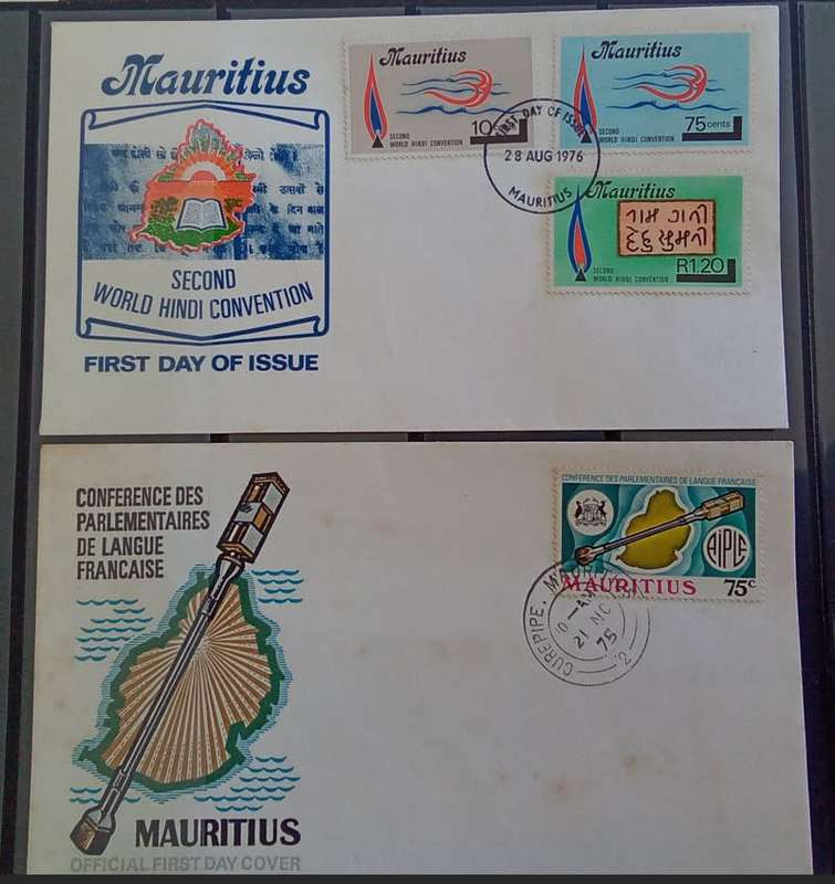 Mauritius 2 First Day Covers