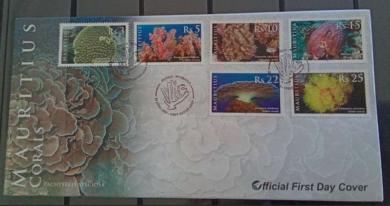 Mauritius - FDC - Corals 2007