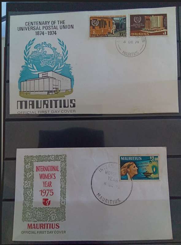 Mauritius 2 x FDC`s