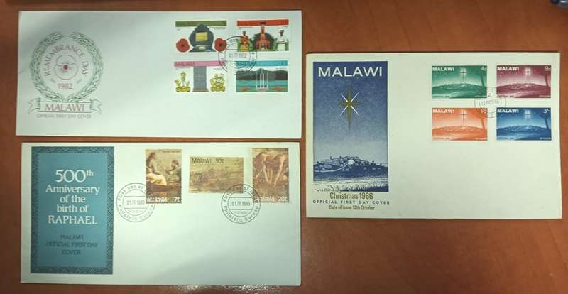 Malawi 3 FDC's