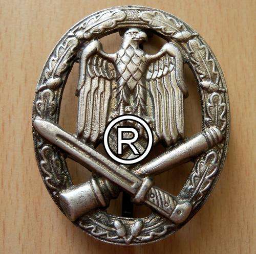 WW 2 Nazi Germany - Allgemeine Sturmabzeichen - General Assault Badge - replica