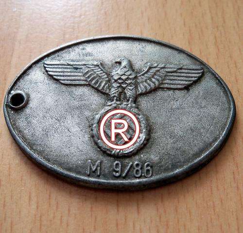 WW 2 - Nazi Germany -  Geheime Staatspolizei / Secret State Police secret badge