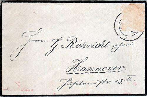 Nazi Germany - Vintage envelope with leter from LÃ¼beck 20.11.1937