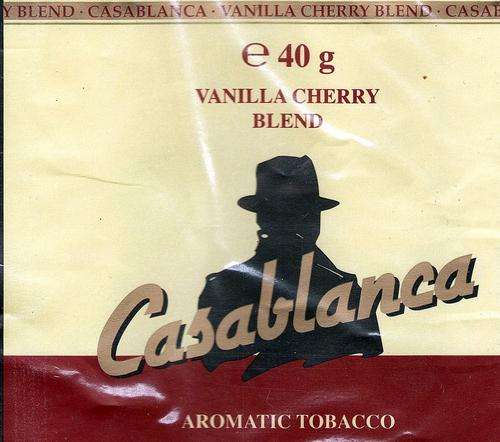Casablanca Vanilla Cherry Blend - empty bag of cigarette tobacco - Europe - Poland