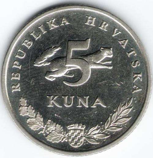 Croatia / Kroasie / Republika Hrvatska - Coin 5 Kuna Ursus Arctos - 2002