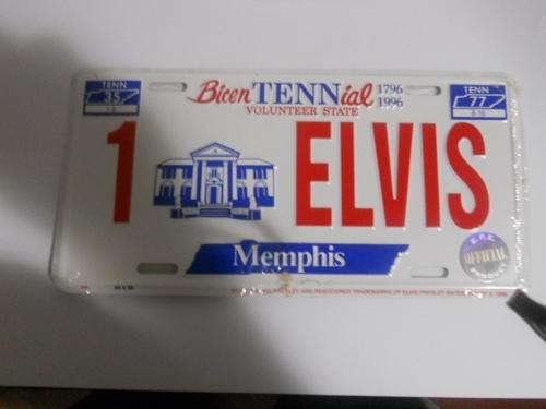 ELVIS PRESELY  Novelty Number Plate