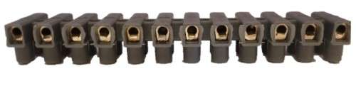 Block Terminals - Grey and White (Packet of 10)