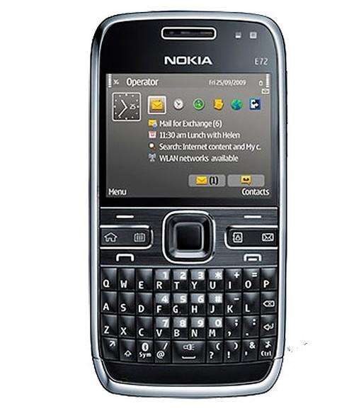 New Nokia E72 GSM 3G Unlocked Smartphone WiFi 5MP Camera Black+free 8GB memory card+protector