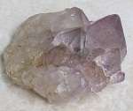 Natural amethyst crystals