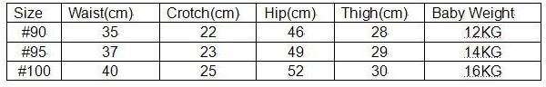 potty training pants sizes