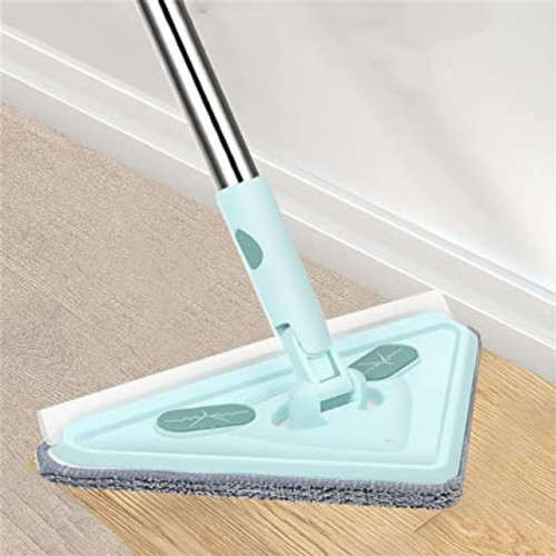 Microfiber Mini Triangular Dust Mop and Cotton Dishcloth Combo