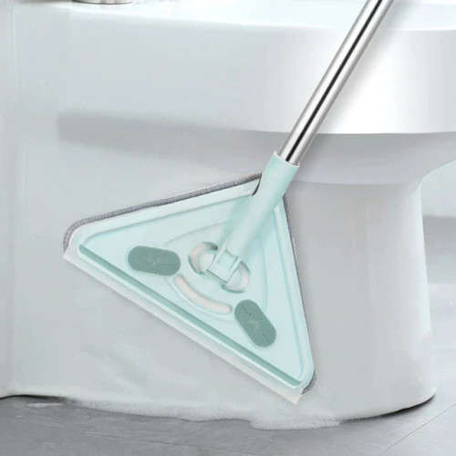 Microfiber Mini Triangular Dust Mop and Cotton Dishcloth Combo
