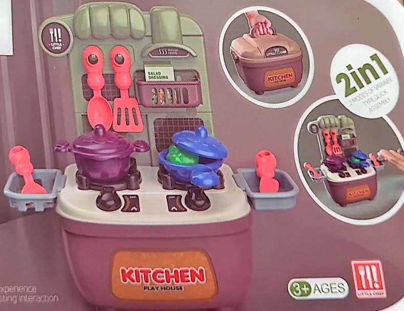 2 in 1 Kitchen Carry Case Playset