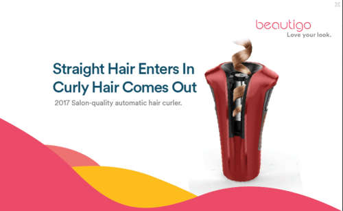 Beautigo Salon Spiral Hair Curler - Red