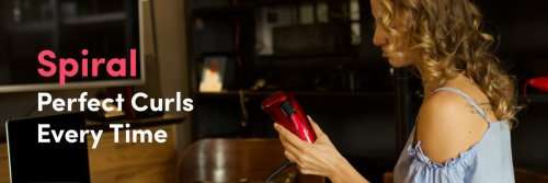 Beautigo Salon Spiral Hair Curler - Red