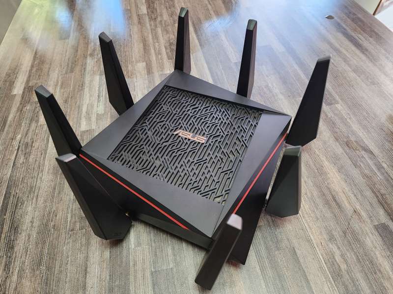 Asus RT-AC5300 Power Fast tri-band gaming router with Game accelerator