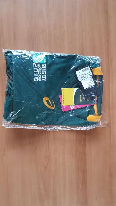 Official 2015 RWC Springbok jersey-  Size L