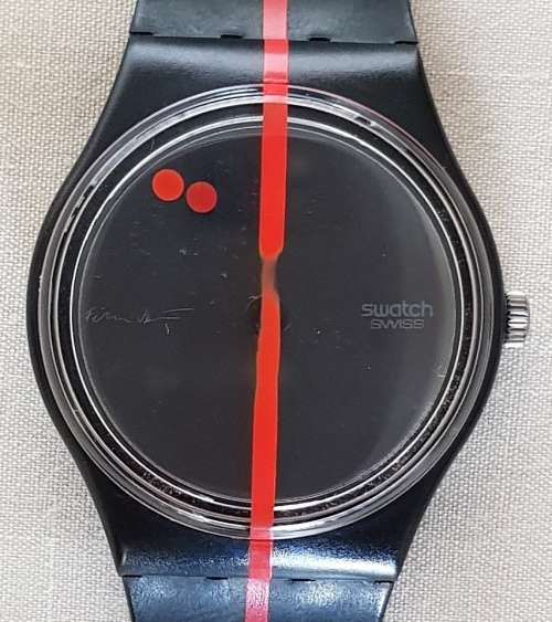 Vintage 1991 Swatch GZ119 Swiss Art Limited Edition