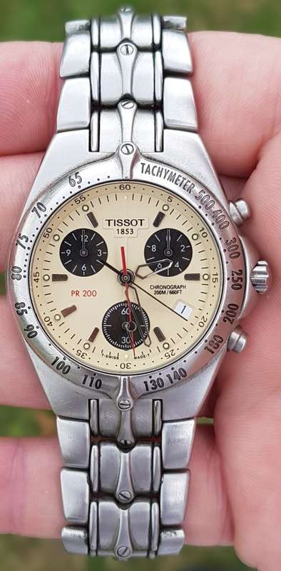 Vintage Tissot PR200 Chronograph Quartz P162/262-Serviced + Spare Movement