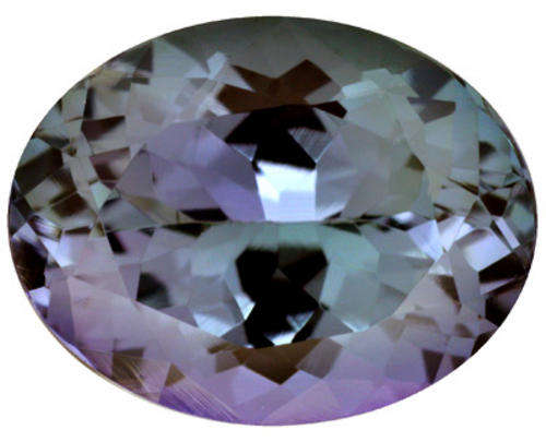 2.10CT NATURAL TANZANITE (G.I.S.A.CERTIFIED) INTENSE BLUE/VIOLET/GREEN - Value:R16,800.00