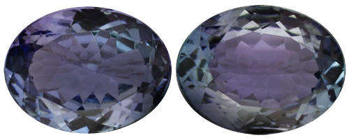 3.20CT NATURAL TANZANITE PAIR (G.I.S.A.CERTIFIED) INTENSE BLUE/VIOLET - Value:R27,200.00