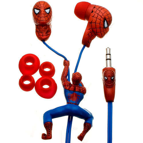 Great Quality Original Spiderman Earphones. DC Comics Earphones. Compatible with Iphone/Ipod/Ipad