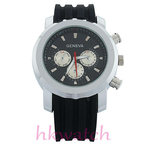 Geneva Men's Watch in Black