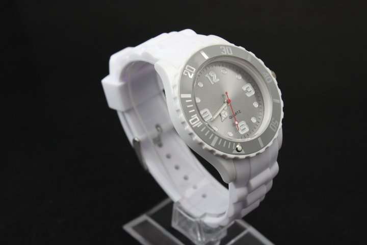 Ice style Silicone Watch in Grey