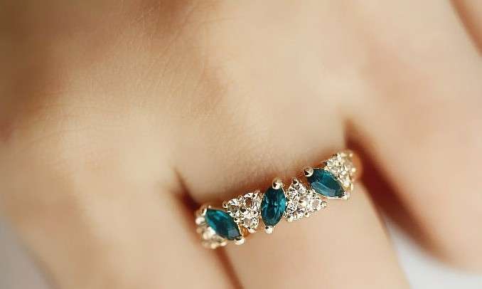 Vintage Emerald Imitation ring