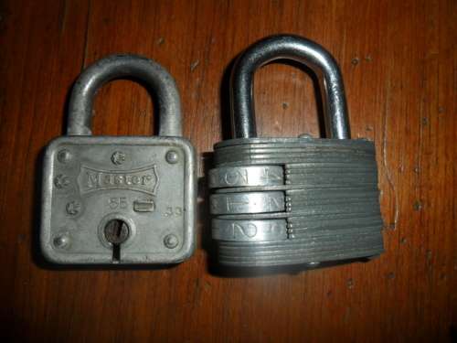 2 x Vintage locks