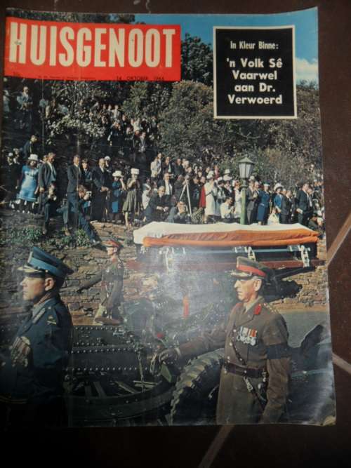 Die Huisgenoot - 14 Oktober 1966 - 'n Volk se vaarwel aan Dr. Verwoerd
