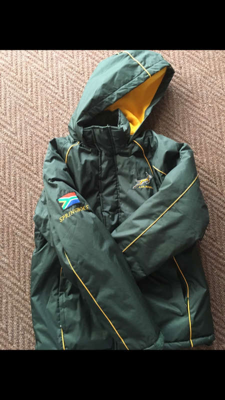 Springbok SA Rugby Jacket  Size 11/12 Years - Official Licensed Product